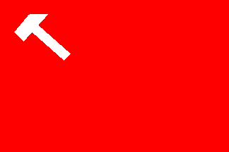 [Norwegian labor movement flag]